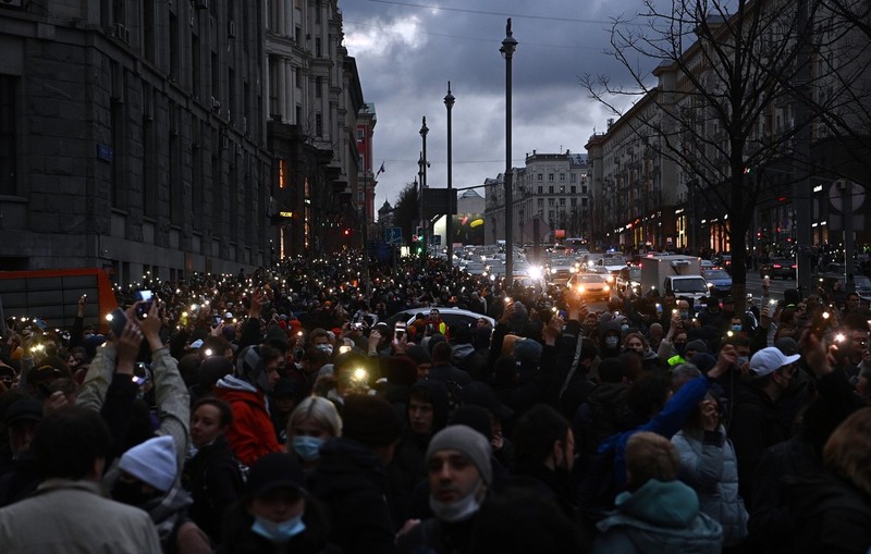 Proteste la Moscova. Foto: Profimedia