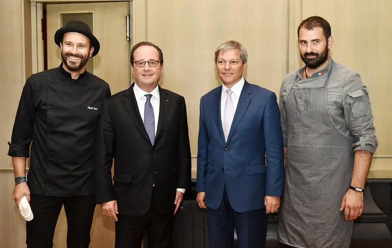 Nicolai Tand a gătit pentru președintele Franței, Francois Hollande