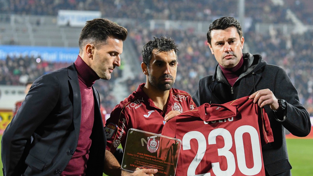 Culio, ultimul meci pentru CFR Cluj: ”Mulțumesc României pentru tot ce mi-a dat mie și familiei mele”