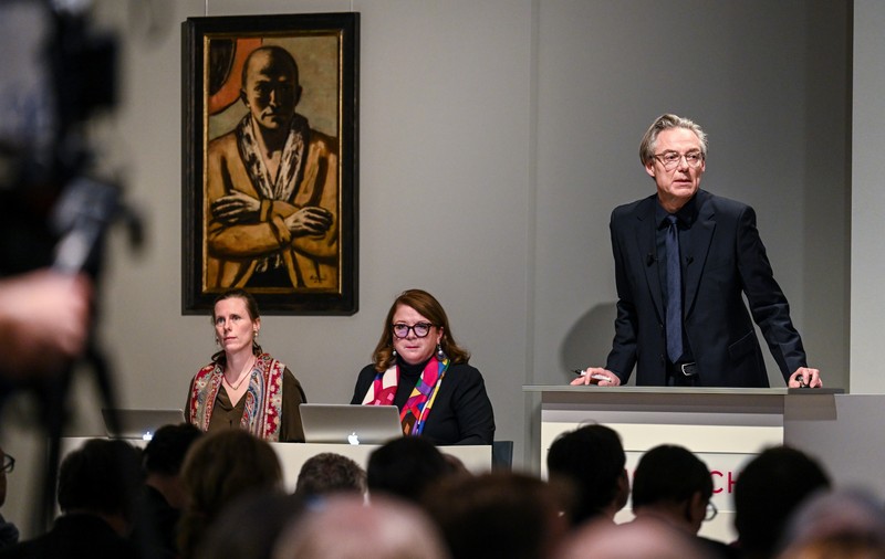 Autoportret al pictorului Max Beckmann, adjudecat pentru o sumă record la o licitație din Germania