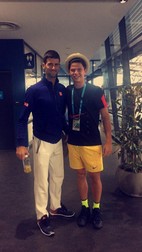Cu sârbul Novak Djokovic, acum doi ani