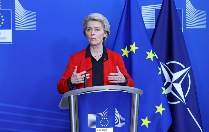 Ursula von der Leyen a anunţat un nou pachet de sancţiuni împotriva Rusiei