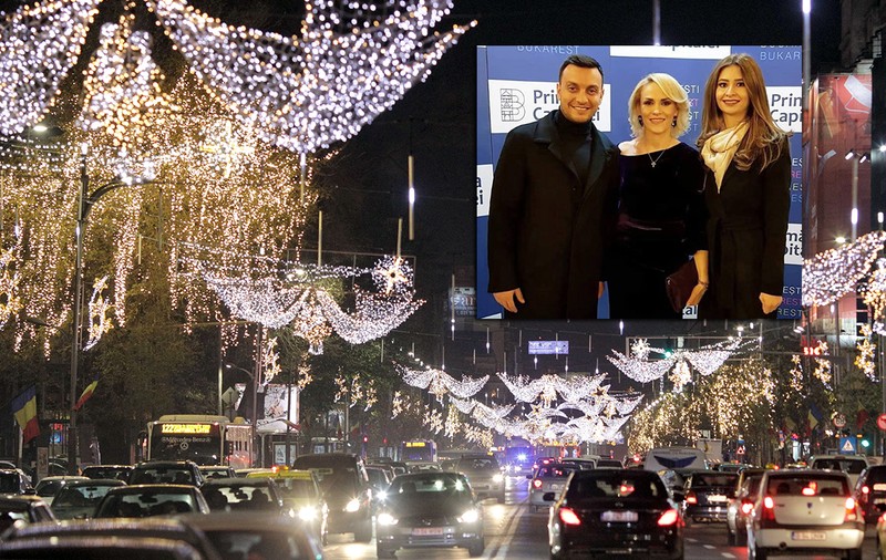 Vecinul cuplului Firea-Pandele secretizează beculețele de Crăciun. Adrian Corbu, director al companiei care se ocupă de iluminatul Bucureștiului, refuză să spună cine a câștigat contractul pentru decorațiunile de Sărbători
