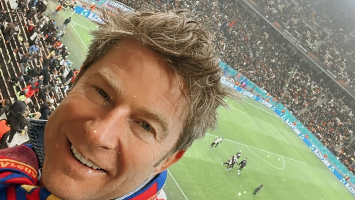 Pavel Bartoș, la meciul FCSB - Manchester United