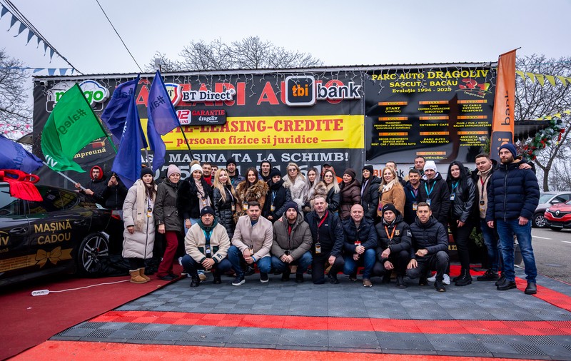 Parcul Auto Dragoliv a încheiat 2025 cu rezultate solide: 1.950 de autoturisme vândute și o medie lunară de peste 160 de unități