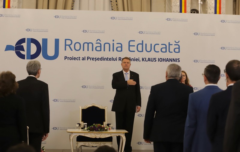 UPDATE. Klaus Iohannis prezintă rezultatele proiectului "România Educată": "Nu este programul meu electoral!"