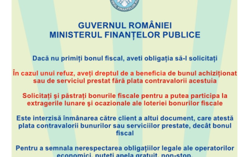 Cum va arăta ANUNȚUL care TREBUIE PUS ÎN GEAM de toți comercianții