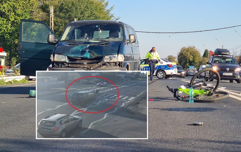 Un copil de 12 ani care traversa pe lângă bicicletă, lovit în plin pe trecerea de pietoni, la Șag, în Timiș. Accidentul a fost filmat