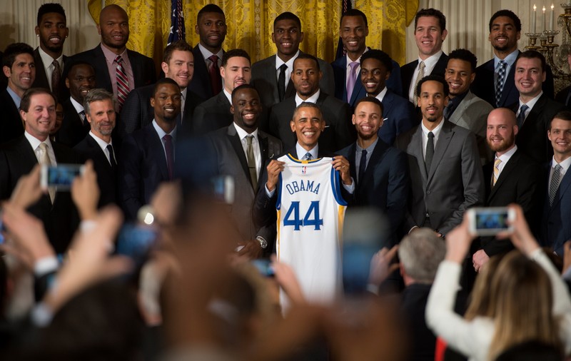 Stephen Curry, luat peste picior de Barack Obama / GALERIE FOTO
