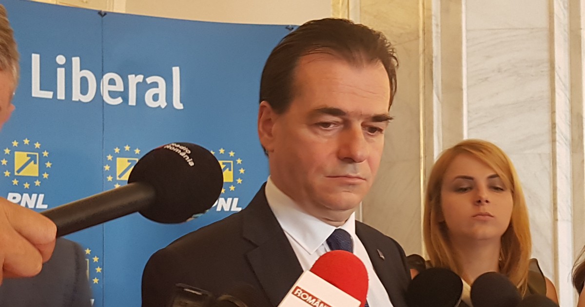 PNL așteaptă poziționarea UDMR la moțiunea din 27 iunie. Liderul ONL, Ludovic Orban, în timpul unor declarații de presă