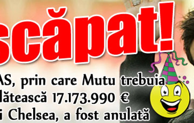 A scăpat!