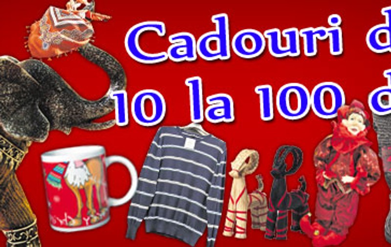 Cadouri de la 10 la 100 de lei