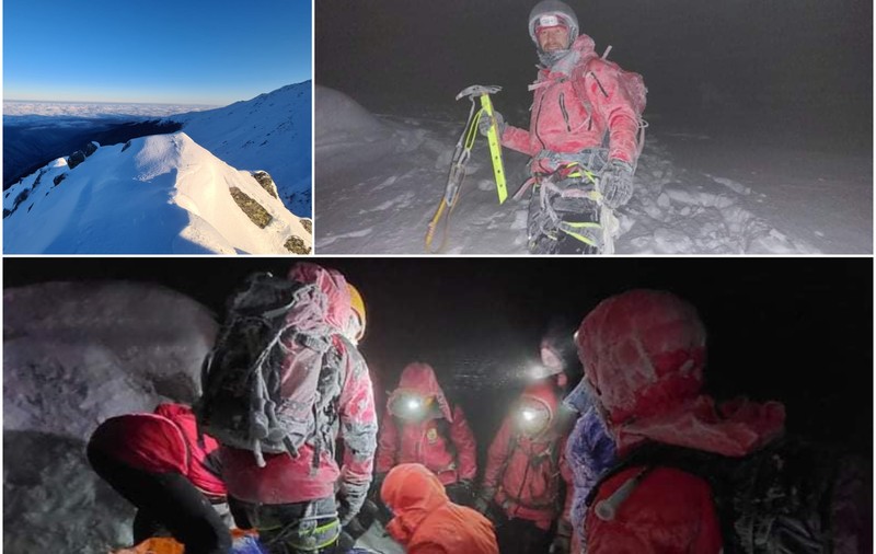 28 de ore la -20 de grade. Filmul salvării a doi tineri prinși de avalanșă în Munții Făgăraș. „I-am săpat o groapă, ca un sicriu”
