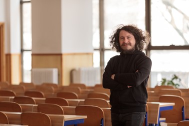 Constantin Vică, lector universitar la Facultatea de Filosofie a Universității din București. Foto: Vlad Chirea / Libertatea