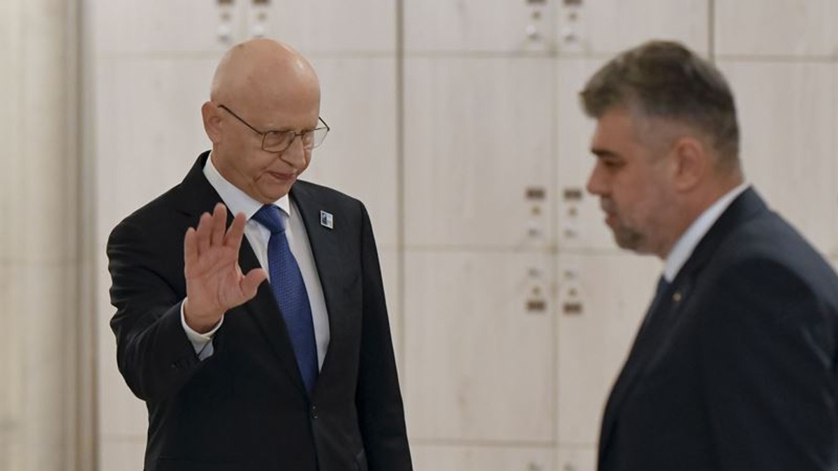 Mircea Geoană (stânga) și Marcel Ciolacu
