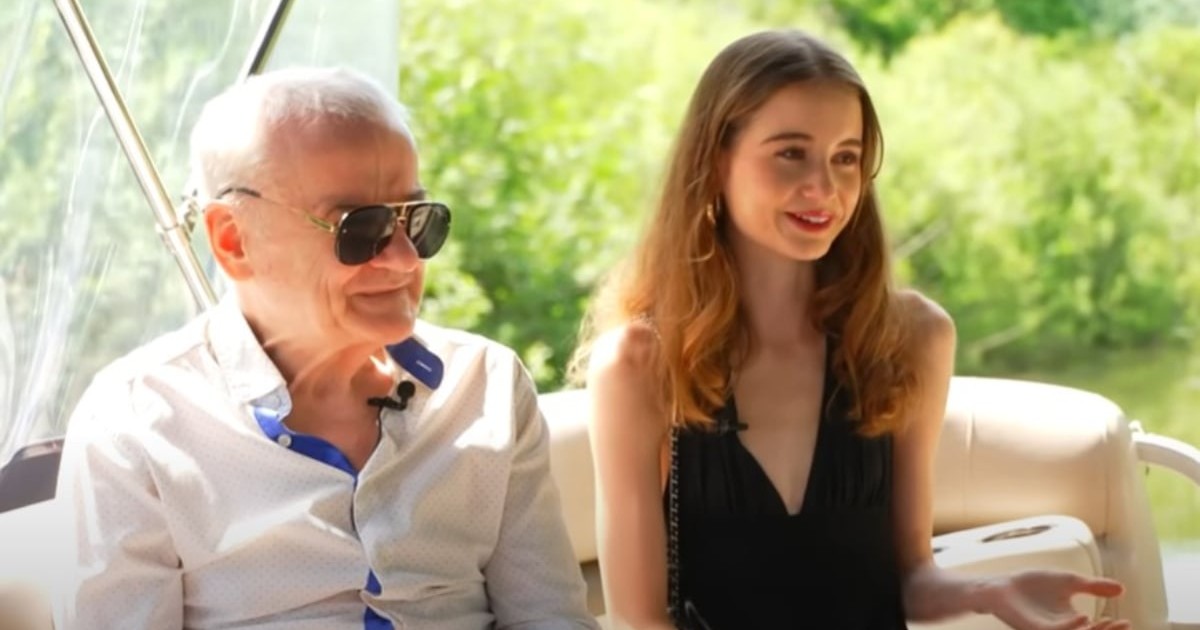Irinel Columbeanu și Irina Columbeanu, fiica lui