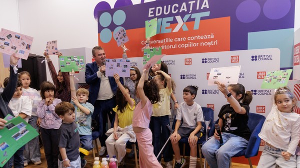 Evenimentul „Educația Next”, organizat de British Council în parteneriat cu LIbertatea, a reunit mai multe generații sub aceeași mare umbrelă: grija pentru viitorul copiilor. Foto: Vlad Chirea