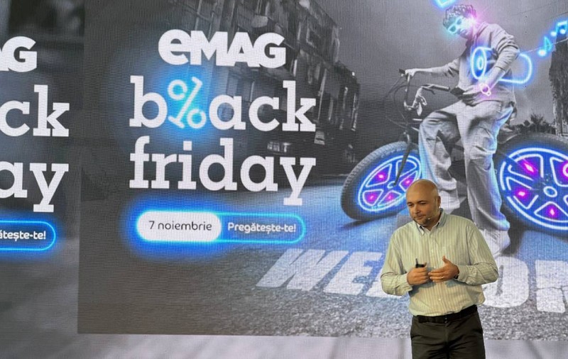 Catalogul eMAG de Black Friday 2025. eMAG a dat startul reducerilor la ora 08.07