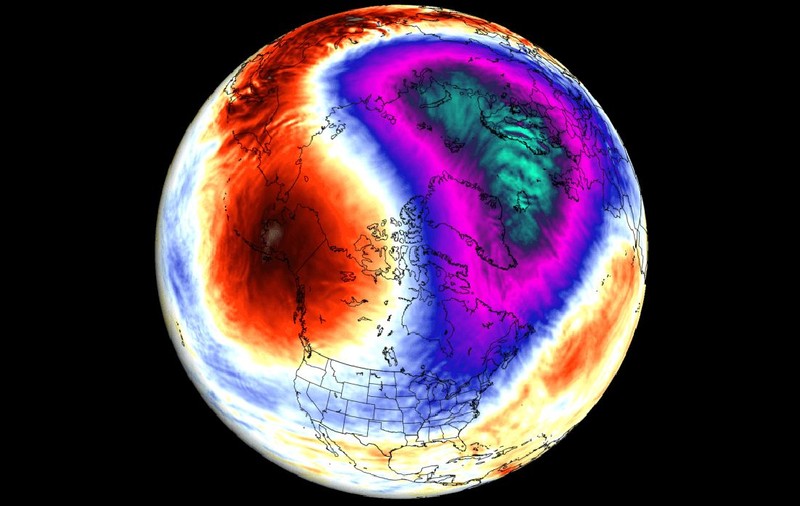 Vortexul polar perturbat și o anomalie de presiune vor aduce zăpadă și ger în Europa