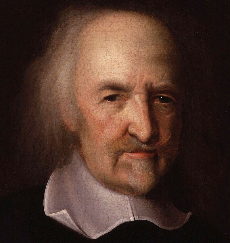 Filosoful britanic Thomas Hobbes (portret)