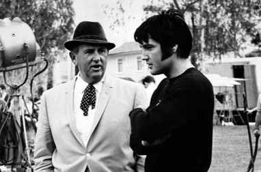 ELVIS PRESLEY and TOM PARKER in CHANGE OF HABIT, 1969. Copyright NBC/UNIVERSAL.,Image: 137041586, License: Rights-managed, Restrictions: Editorial use only. No merchandising or book covers. This is a publicly distributed handout. Access rights only, no license of copyright provided., Model Release: no