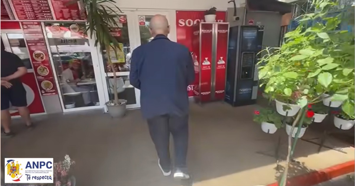 Cristian Popescu Piedone intră în shaormeria Socului din București, 23 iunie 2025