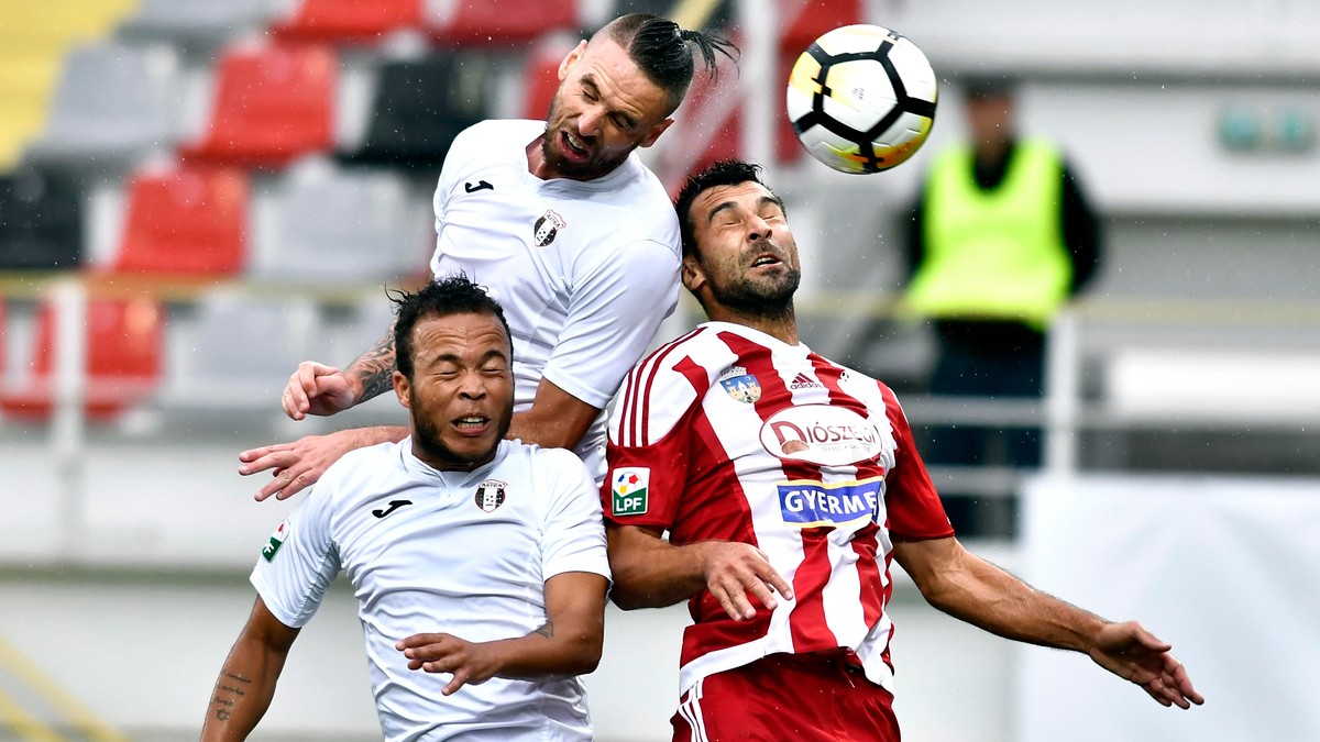 Faza de joc in meciul de fotbal dintre Astra Giurgiu si Sepsi OSK Sfantu Gheorghe desfasurat pe stadionul Marin Anastasovici din Giurgiu in cadrul Ligii 1 Orange, duminica 16 iulie 2017.Razvan Pasarica/SPORT PICTURES