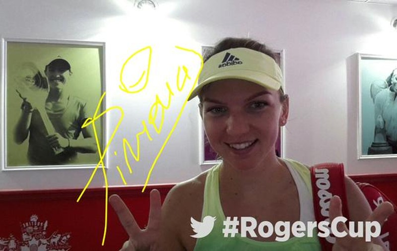 Ce CHIN! La Toronto, Simonei Halep i-au trebuit trei seturi și două ore și jumătate de luptă, pentru a o trimite acasă pe arțăgoasa Angelique Kerber! ^Următorul hop se numește Agnieszka Radwanska, azi, ora 20.00!