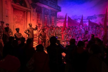 O expoziție la Muzeul Revoluției din Jinggangshan | FOTO: EPA
