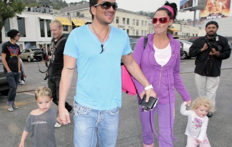 Jordan şi Peter Andre se ceartă pe copii