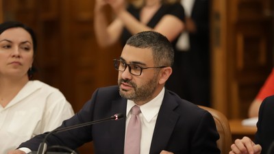 Florin Manole la audierile din Parlament FOTO Dumitru Angelescu