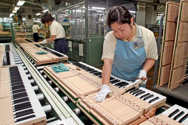 Fabrica de piane Yamaha