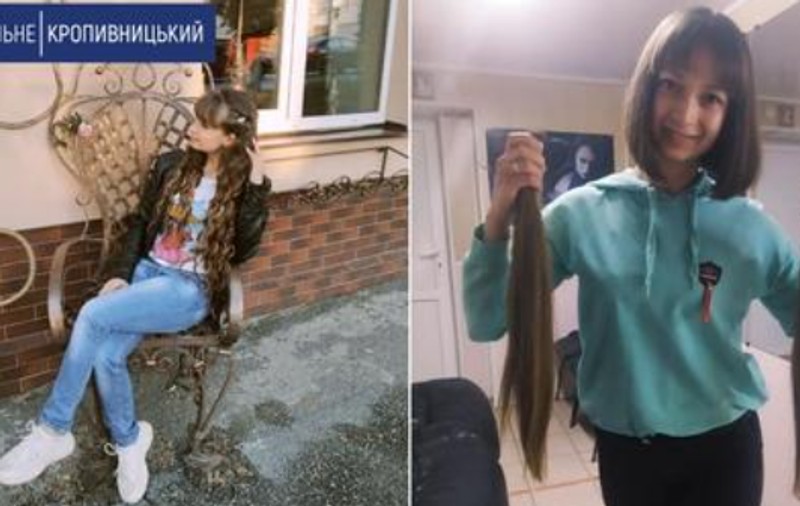 O tânără care a învins o boală cumplită și-a vândut părul și i-a dat banii tatălui ei, soldat, să-și cumpere echipament militar