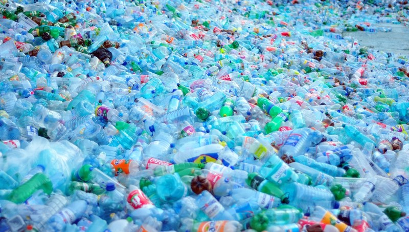 plastic bottle waste pile ready for recycle landfill,Image: 318879971, License: Royalty-free, Restrictions: , Model Release: no