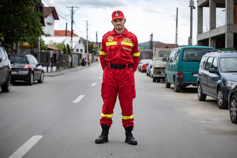 Edi este voluntar SMURD în timpul liber