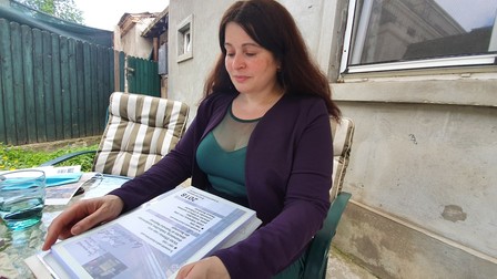 Clara Aruștei, fiica scriitorului Cezar Ivănescu