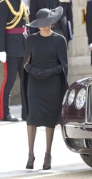Meghan Markle la funeraliile reginei Elisabeta a II-a