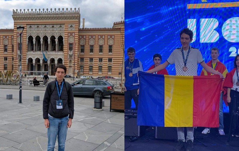 Vlad Muntoiu, elev din Timișoara, a câștigat medalia de bronz la Balcaniada de Informatică