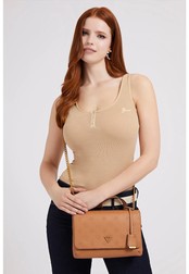 Geanta Guess cu bareta lant convertibila Helaina