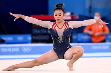 Sunisa Lee la Jocurile Olimpice de la Tokyo 2020 (foto Hepta)