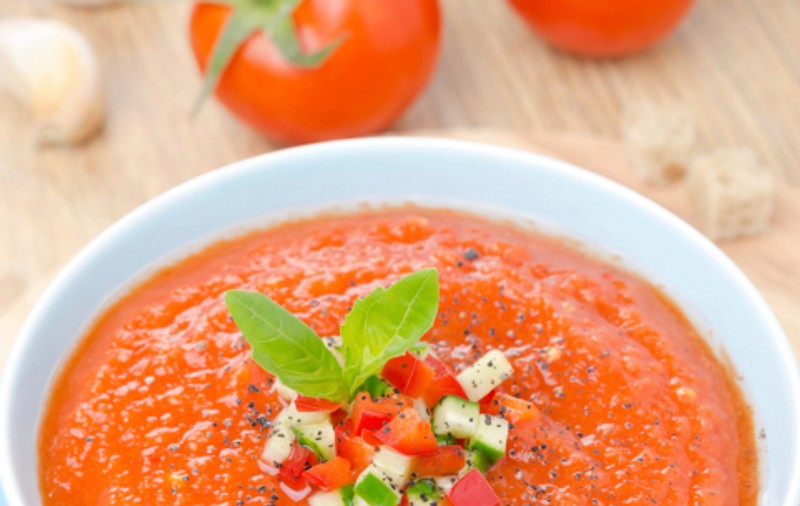 Supă rece: Gazpacho Andaluz