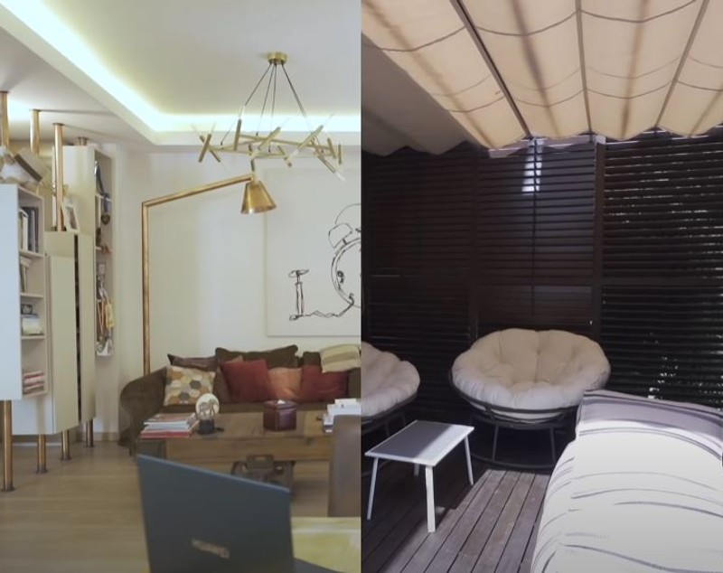 Imagini cu vila din Corbeanca în care Dani Oțil locuiește cu Gabriela Prisăcariu. Au cinema în pivniță