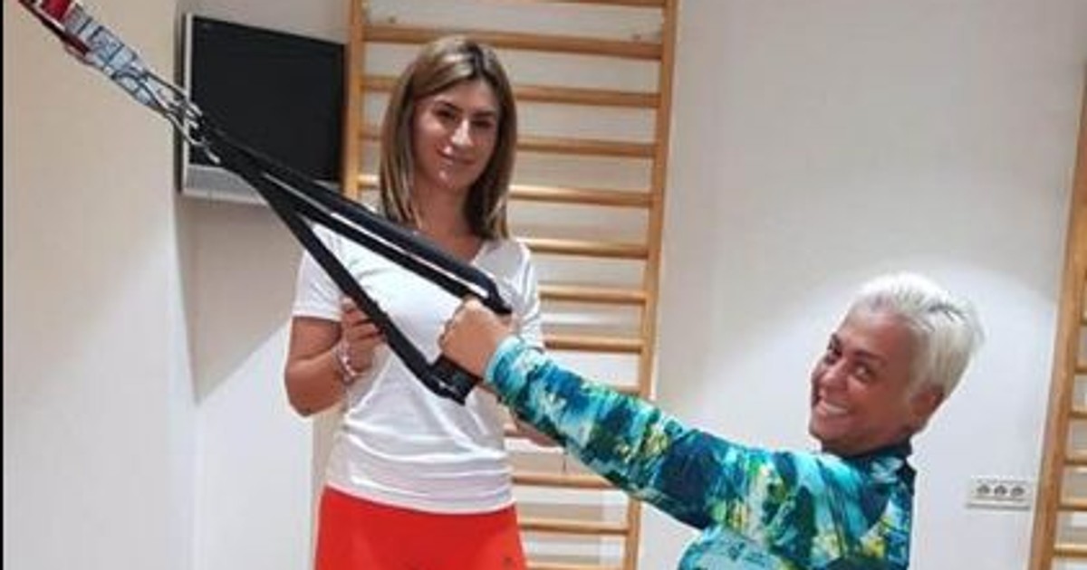 Monica Anghel lucrează din greu la sală pentru a-și menține silueta