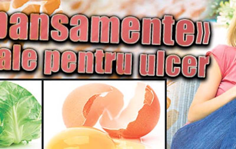 5 «pansamente» naturale pentru ulcer