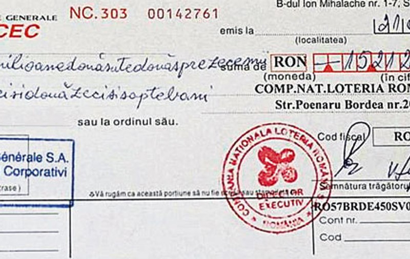 Te rogi să îl primeşti şi tu! Aşa arată un CEC de 15.000.000 de lei