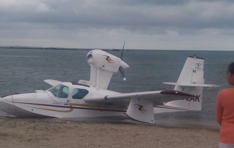 A aterizat cu hidroavionul pe plaja din Mamaia ca să mănânce un ștrudel
