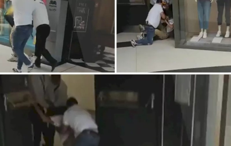 Curier bătut de paznicii unui mall din București, după ce și-a lăsat bicicleta la intrare