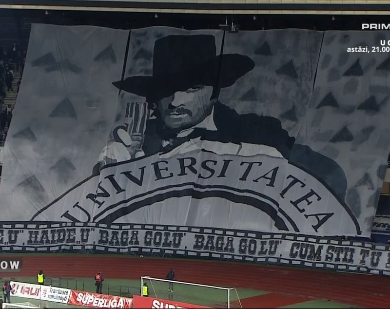 Cum a apărut Florin Piersic la derby-ul U Cluj - CFR. „Mărgelatu” a fost în tribune