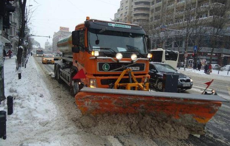 Amenzi date de Primăria Capitalei, după prima ninsoare din 2018 în București