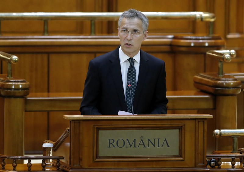Secretarul general al NATO, Jens Stoltenberg, a vizitat de mai multe ori România FOTO: EPA-EFE/ROBERT GHEMENT